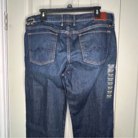 New! Lucky Brand Sweet N’ Low Bootcut High-Rise Blue Women Jeans Sz 16/33 Long - Picture 6 of 12